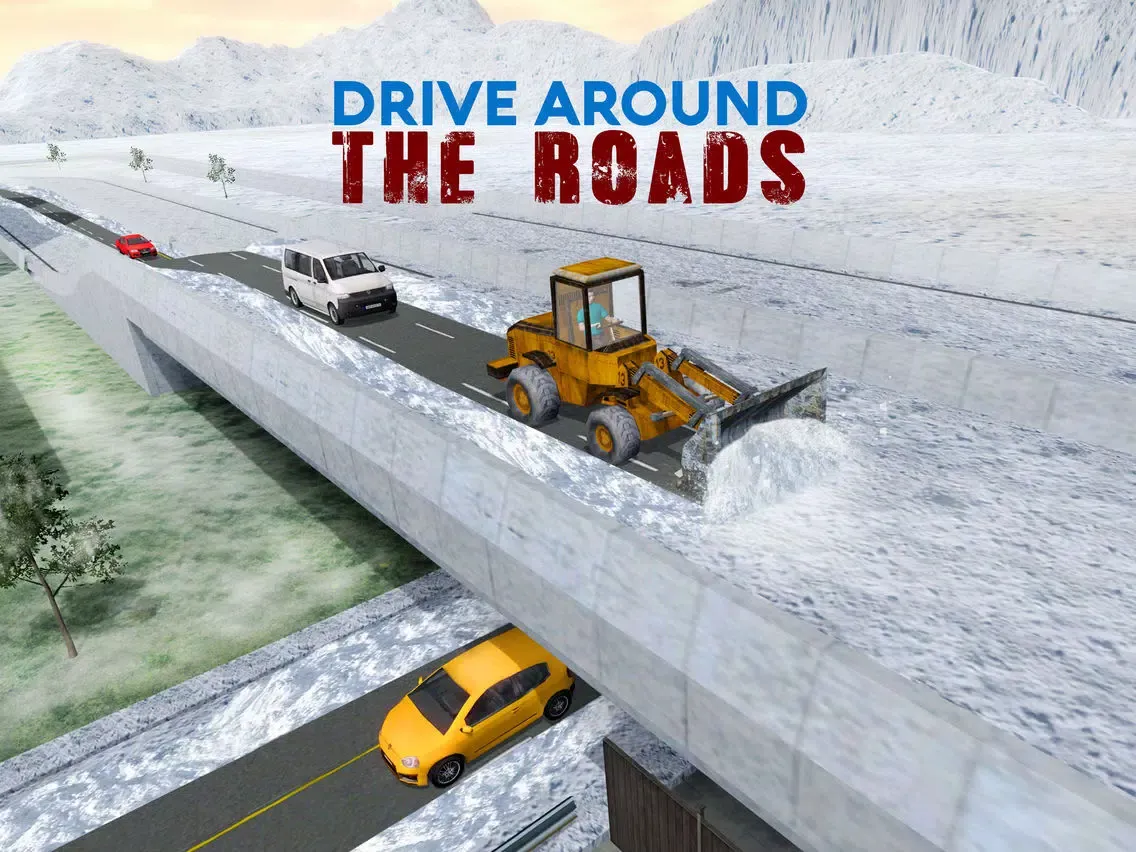 Скриншоты Winter Snow Plow Truck Simulator 3D – Real Excavator Crane Simulation Game iPad 